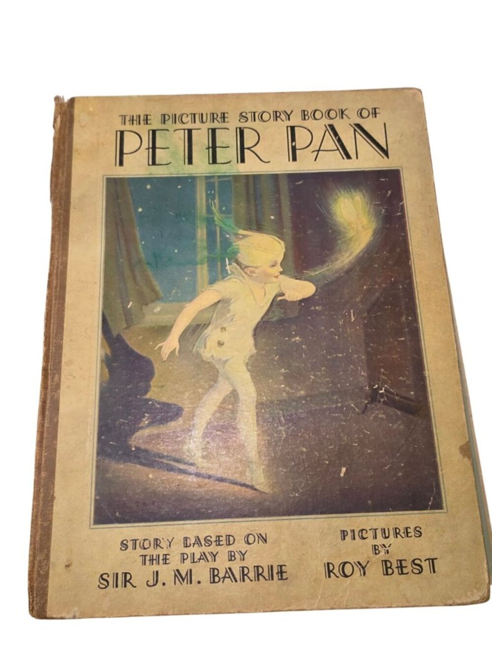 The Picture Story Book of Peter Pan JM Barrie Roy Best Whitman 1931 Disney